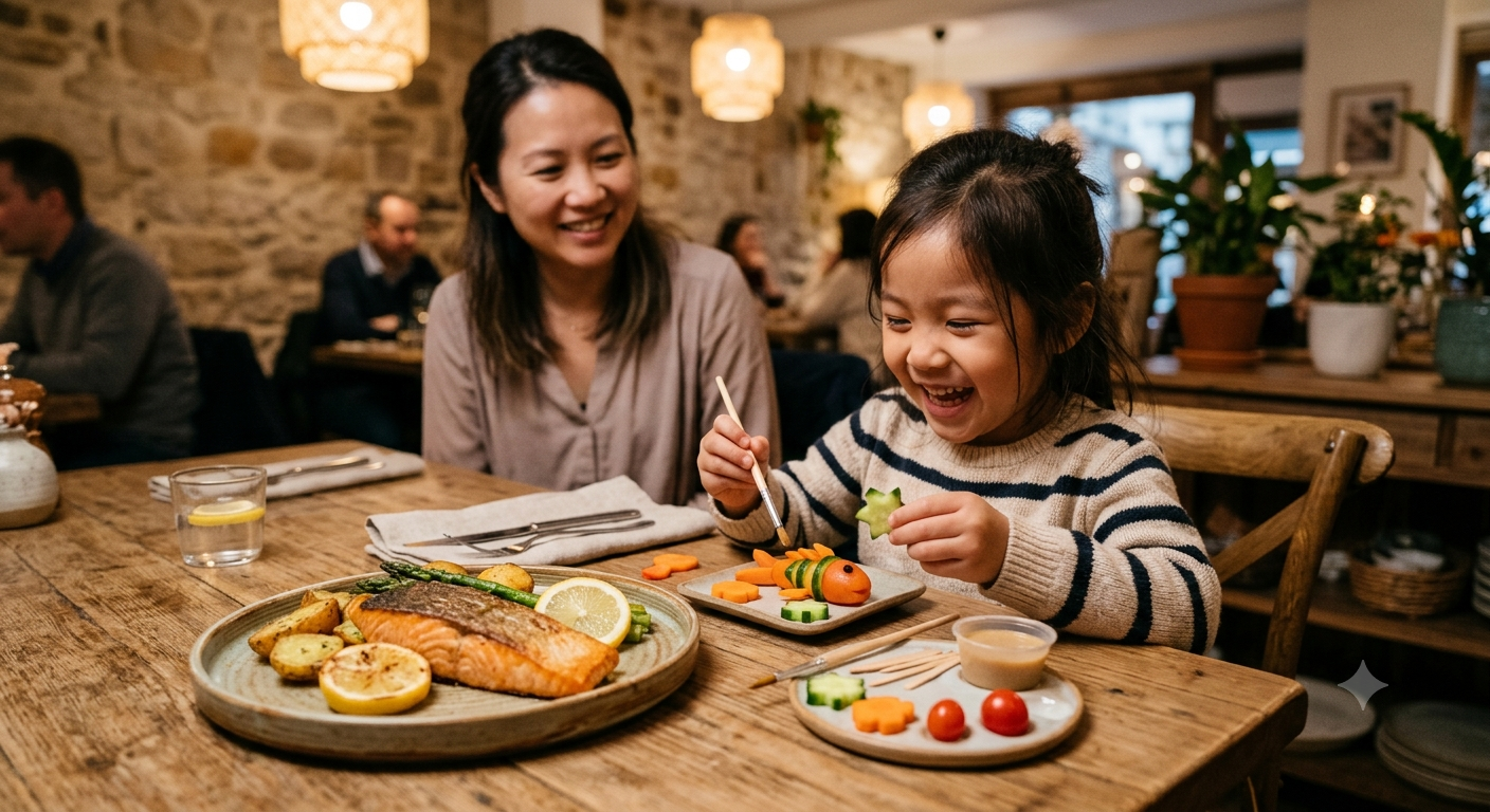 Mẹo nhỏ giúp trẻ giải trí trong bữa ăn